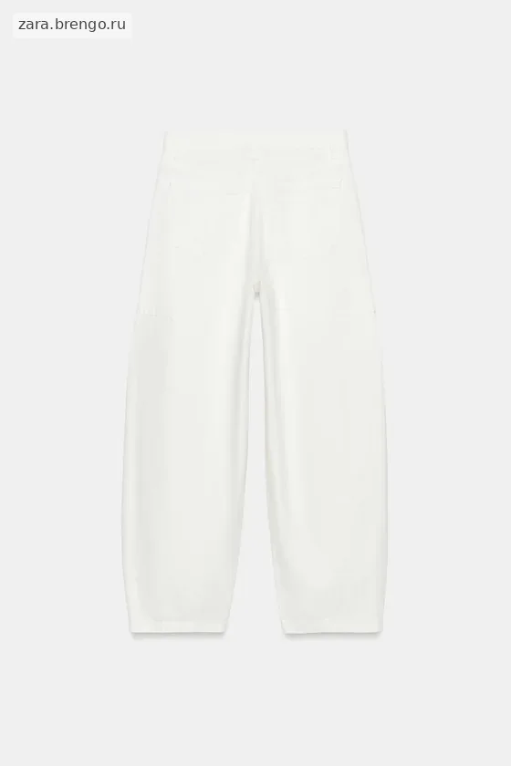ДЖИНСЫ коллекция Zara «ZW» ANKLE баллон СО СРЕДНЕЙ ПОСАДКОЙ
