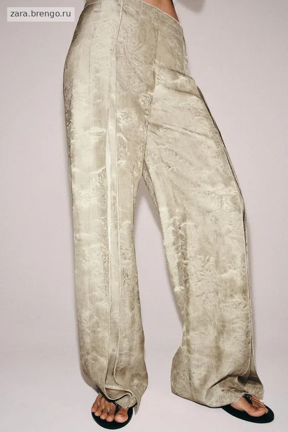 ЖАККАРДОВЫЕ БРЮКИ  — коллекция Zara «ZW»