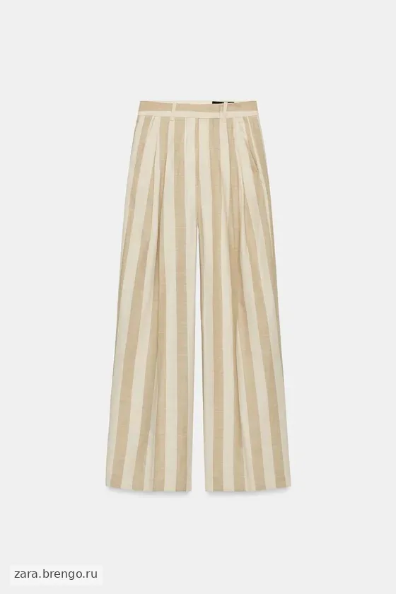 ШИРОКИЕ БРЮКИ В ПОЛОСКУ — коллекция Zara «ZW»