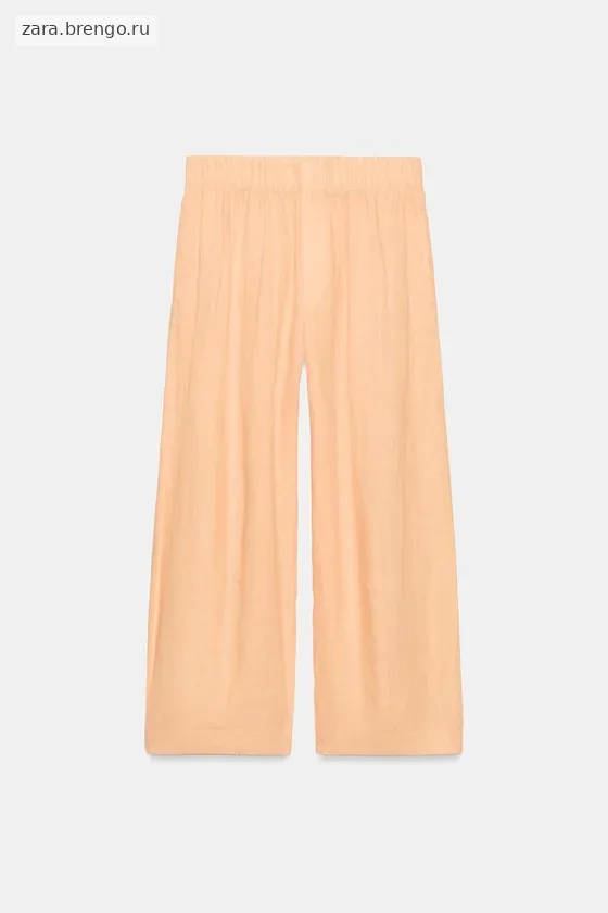БРЮКИ  ИЗ ЛЬНА — коллекция Zara «ZW»