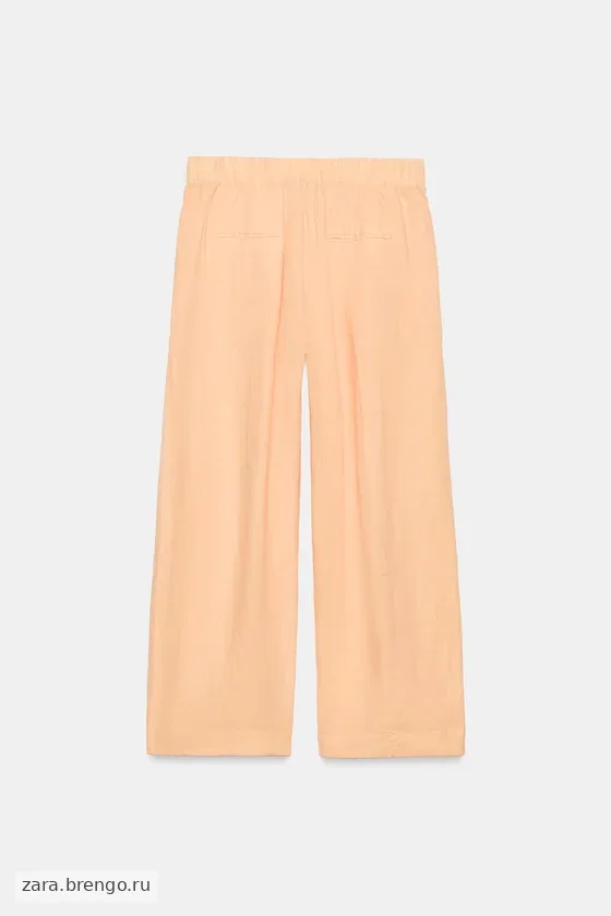 БРЮКИ  ИЗ ЛЬНА — коллекция Zara «ZW»
