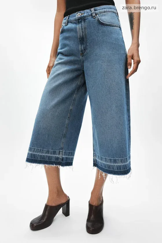 ШИРОКИЕ ДЖИНСОВЫЕ ШОРТЫ — коллекция Zara «ZW»
