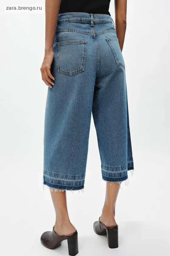 ШИРОКИЕ ДЖИНСОВЫЕ ШОРТЫ — коллекция Zara «ZW»