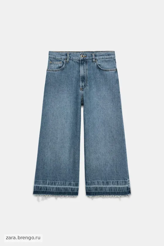 ШИРОКИЕ ДЖИНСОВЫЕ ШОРТЫ — коллекция Zara «ZW»