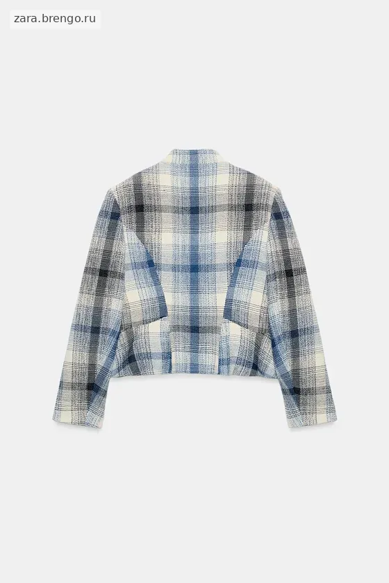 БЛЕЙЗЕР С БАСКОЙ ИЗ ТЕКСТУРНОЙ ТКАНИ — коллекция Zara «ZW»