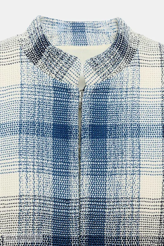 БЛЕЙЗЕР С БАСКОЙ ИЗ ТЕКСТУРНОЙ ТКАНИ — коллекция Zara «ZW»