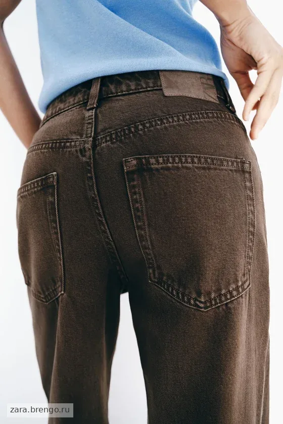 ДЖИНСЫ Z1975 LOOSE СО СРЕДНЕЙ ПОСАДКОЙ И ВСТАВКАМИ КРЮЧКОМ