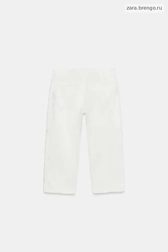 ДЖИНСЫ КАПРИ СО СРЕДНЕЙ ПОСАДКОЙ И ВЫШИВКОЙ — коллекция Zara «ZW»