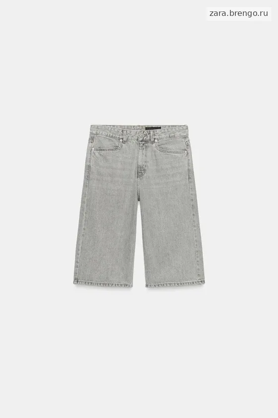 ДЖИНСОВЫЕ ШОРТЫ БЕРМУДЫ СО СРЕДНЕЙ ПОСАДКОЙ — коллекция Zara «ZW»