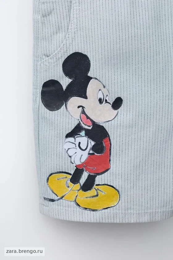 КОРОТКИЙ КОМБИНЕЗОН ИЗ ХЛОПКА В ПОЛОСКУ «Микки Маус» © Disney