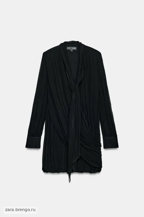 КОРОТКОЕ ПЛАТЬЕ СО СБОРКАМИ — коллекция Zara «ZW»