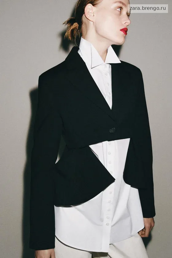 АСИММЕТРИЧНЫЙ БЛЕЙЗЕР — коллекция Zara «ZW»