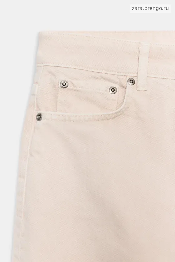 ЗАУЖЕННЫЕ ДЖИНСЫ СО СРЕДНЕЙ ПОСАДКОЙ — коллекция Zara «ZW»