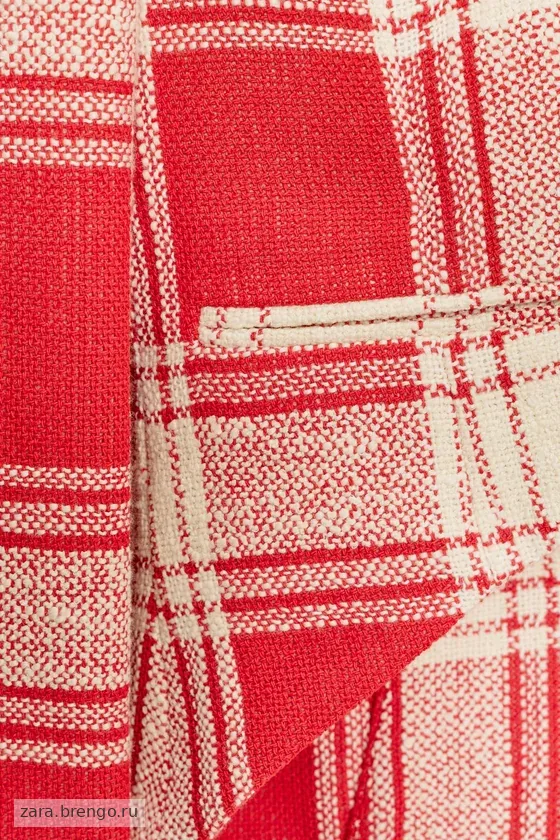ПРИТАЛЕННАЯ КУРТКА В КЛЕТКУ — коллекция Zara «ZW»