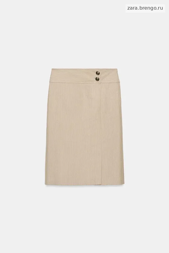 ЮБКА ПРЯМОГО КРОЯ В ПОЛОСКУ — коллекция Zara «ZW»