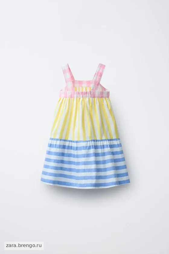ПЛАТЬЕ В ПОЛОСКУ И КЛЕТКУ CASA LAWA X ZARA KIDS