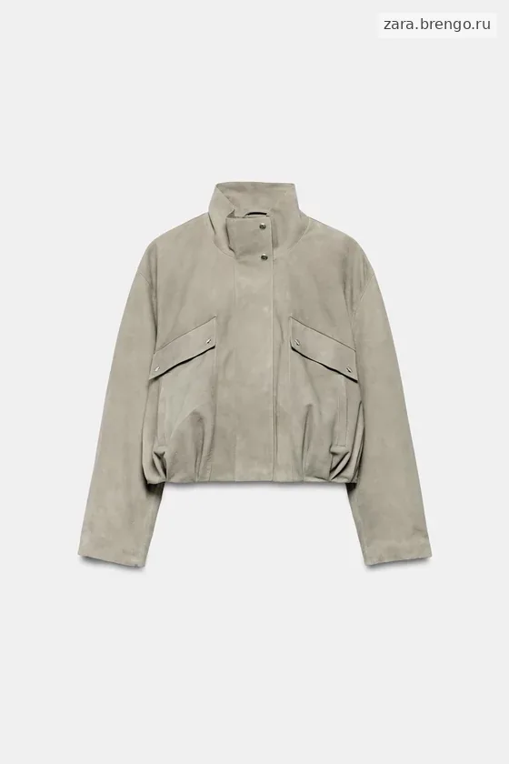КУРТКА ИЗ ЗАМШИ — коллекция Zara «ZW» лимитированная серия