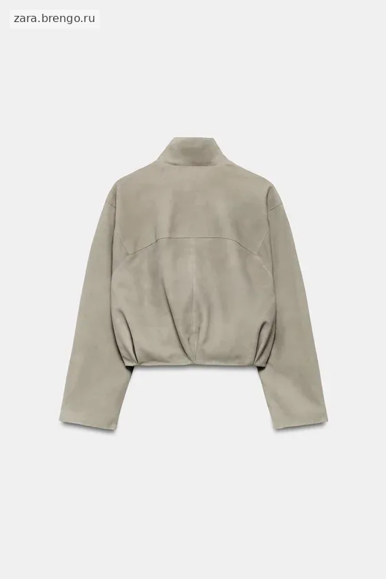 КУРТКА ИЗ ЗАМШИ — коллекция Zara «ZW» лимитированная серия