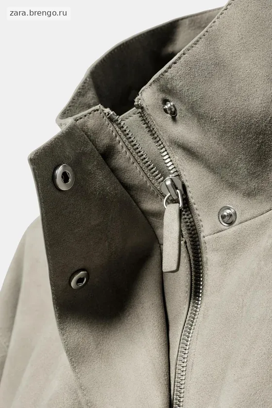 КУРТКА ИЗ ЗАМШИ — коллекция Zara «ZW» лимитированная серия