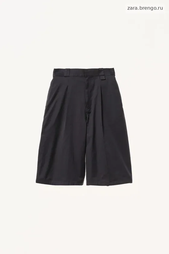 Широкие плиссированные бермуды willy chavarria x zara