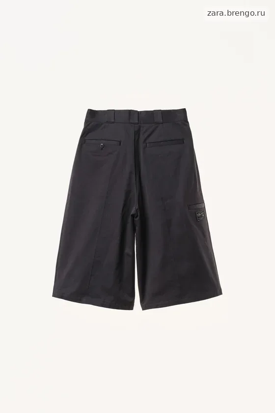 Широкие плиссированные бермуды willy chavarria x zara