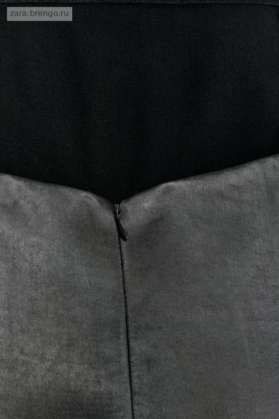 АТЛАСНОЕ АСИММЕТРИЧНОЕ ПЛАТЬЕ коллекция Zara «ZW»