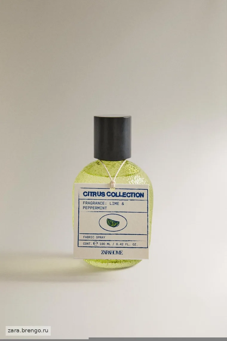 (190 мл) спрей для освежения ткани lime & peppermint