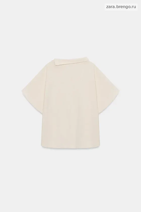 СВОБОДНАЯ БЛУЗА С ЗАСТЕЖКАМИ — коллекция Zara «ZW»