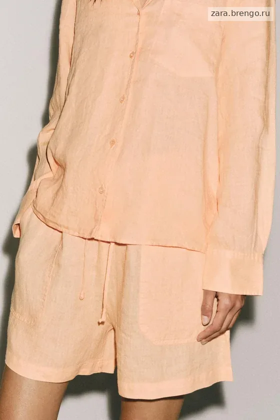 ЛЬНЯНЫЕ ШОРТЫ — коллекция Zara «ZW»