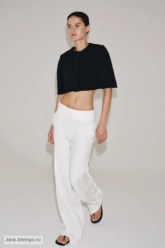 УКОРОЧЕННЫЙ БЛЕЙЗЕР — коллекция Zara «ZW»