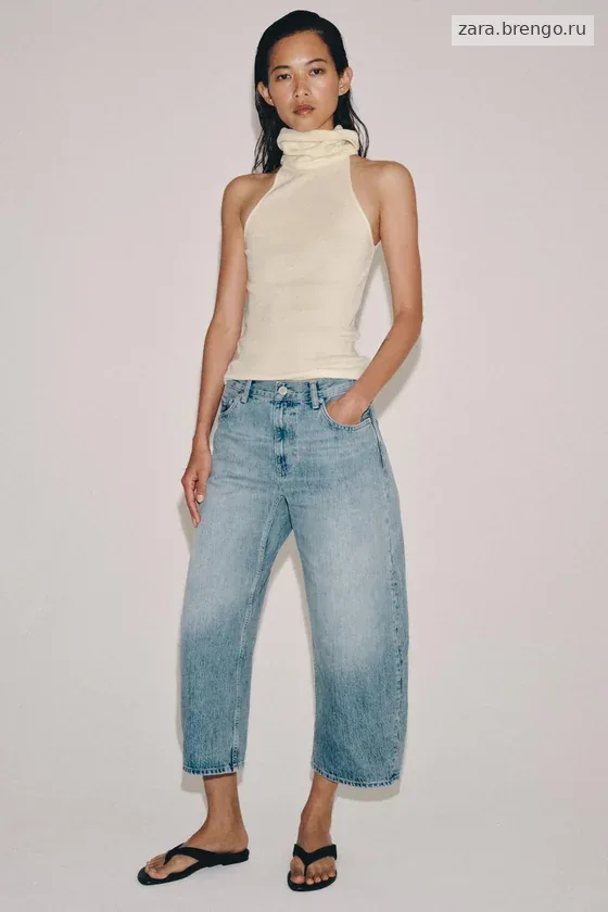 ДЖИНСЫ баллон СО СРЕДНЕЙ ПОСАДКОЙ — коллекция Zara «ZW»