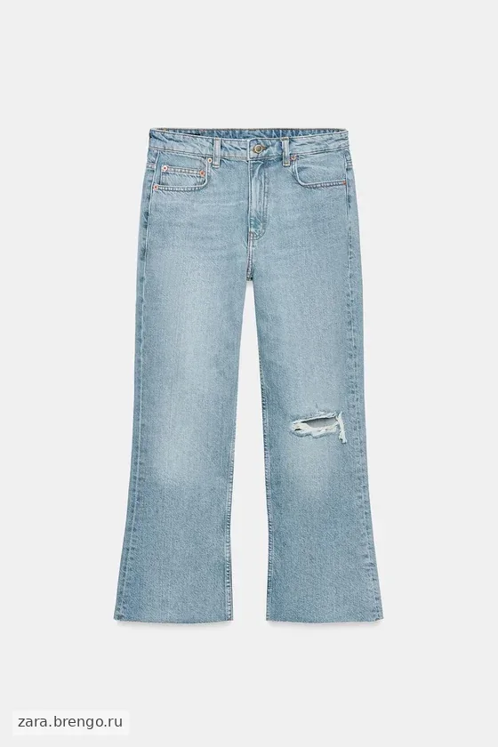 УКОРОЧЕННЫЕ ДЖИНСЫ   СО СРЕДНЕЙ ПОСАДКОЙ — коллекция Zara «ZW»