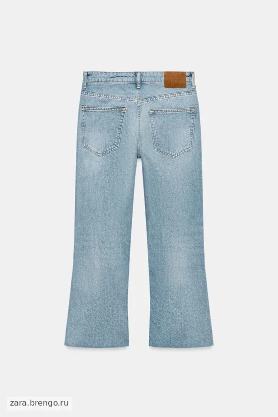 УКОРОЧЕННЫЕ ДЖИНСЫ   СО СРЕДНЕЙ ПОСАДКОЙ — коллекция Zara «ZW»