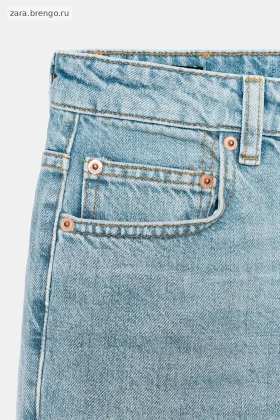 УКОРОЧЕННЫЕ ДЖИНСЫ   СО СРЕДНЕЙ ПОСАДКОЙ — коллекция Zara «ZW»