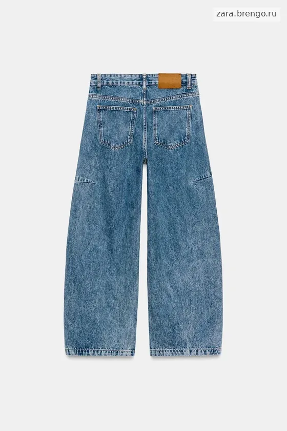 ДЖИНСЫ коллекция Zara «ZW» ANKLE баллон СО СРЕДНЕЙ ПОСАДКОЙ