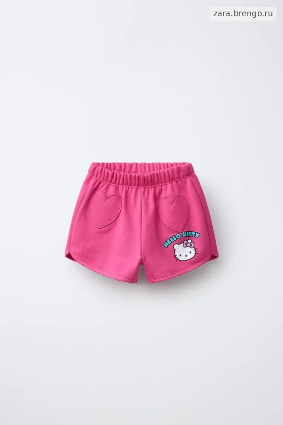 ШОРТЫ С КАРМАНАМИ-СЕРДЕЧКАМИ HELLO KITTY © SANRIO