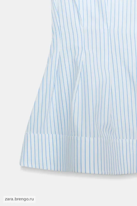 РУБАШКА СО СКЛАДКАМИ И ПРОЙМАМИ — коллекция Zara «ZW»