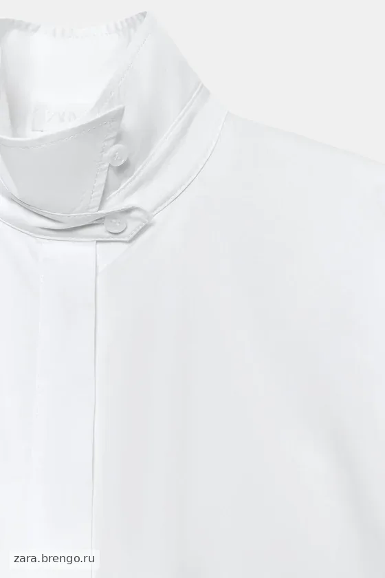 РУБАШКА С ОБЪЕМНЫМИ РУКАВАМИ коллекция Zara «ZW»