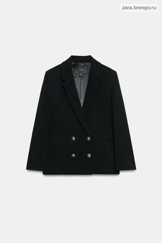 БЛЕЙЗЕР ПРЯМОГО КРОЯ С ПУГОВИЦАМИ — коллекция Zara «ZW»