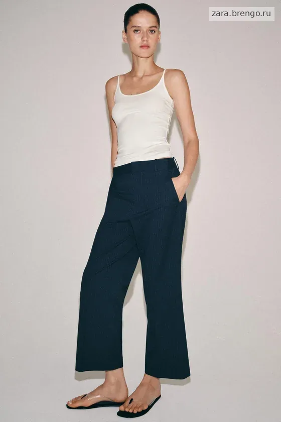 БРЮКИ В ПОЛОСКУ — коллекция Zara «ZW»