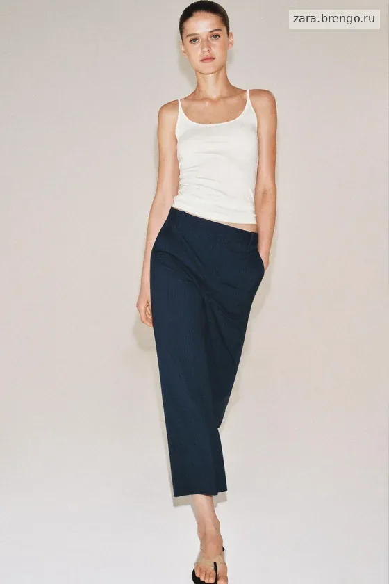 БРЮКИ В ПОЛОСКУ — коллекция Zara «ZW»