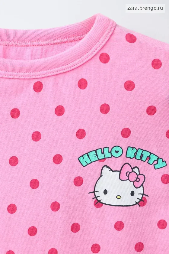 ФУТБОЛКА В ГОРОШЕК И СЕРФИНГ HELLO KITTY ©