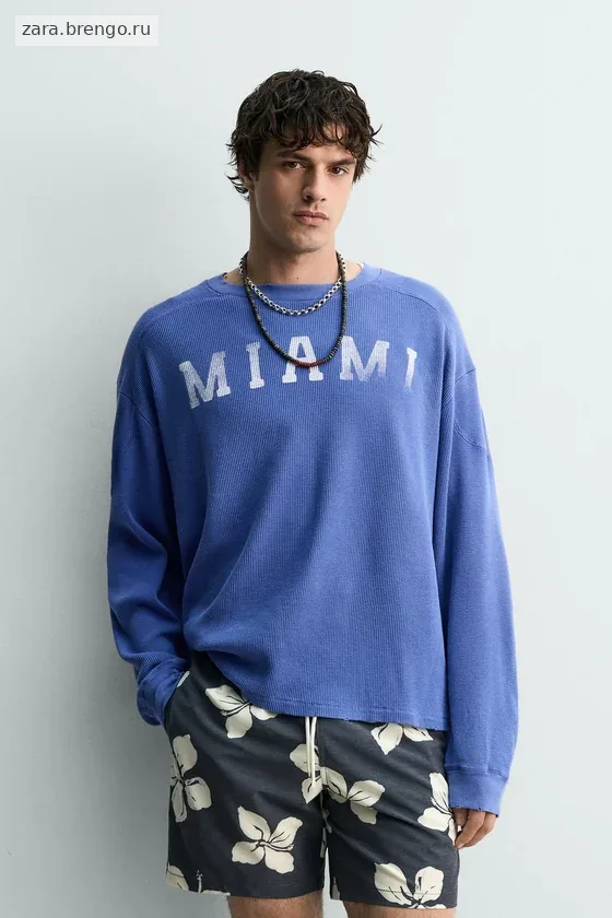 ФУТБОЛКА ВАФЕЛЬНОГО ПЕРЕПЛЕТЕНИЯ MIAMI