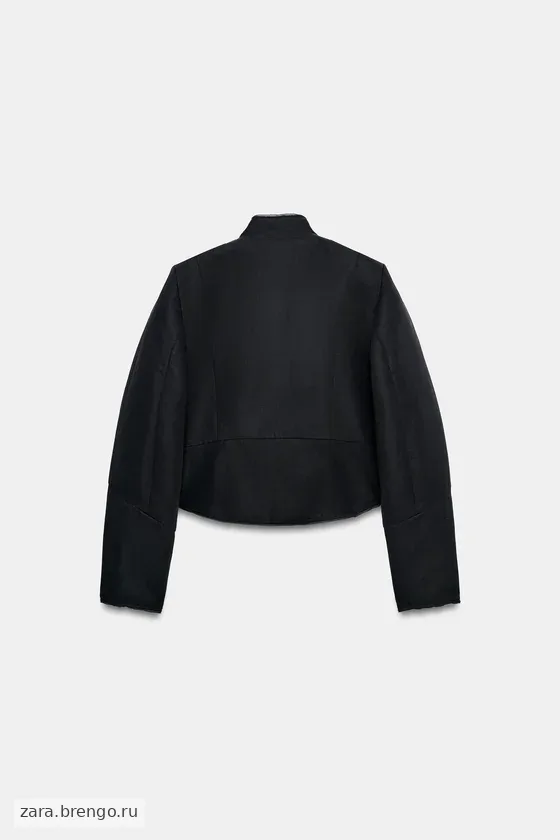 КУРТКА НА НАВЕСНЫХ ПЕТЛЯХ — коллекция Zara «ZW»