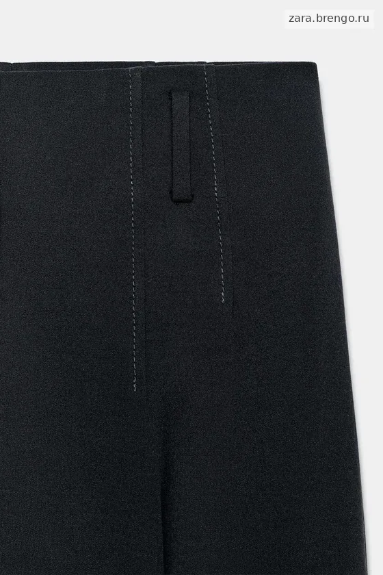 БРЮКИ ИЗ ШЕРСТИ С ВЫСОКОЙ ПОСАДКОЙ — коллекция Zara «ZW»