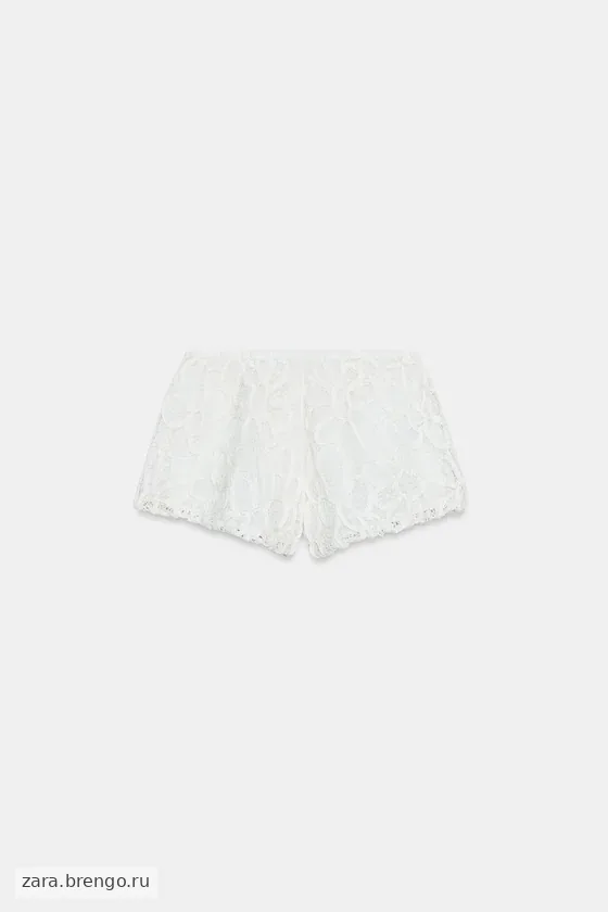 ШОРТЫ С ВЫШИВКОЙ коллекция Zara «ZW»