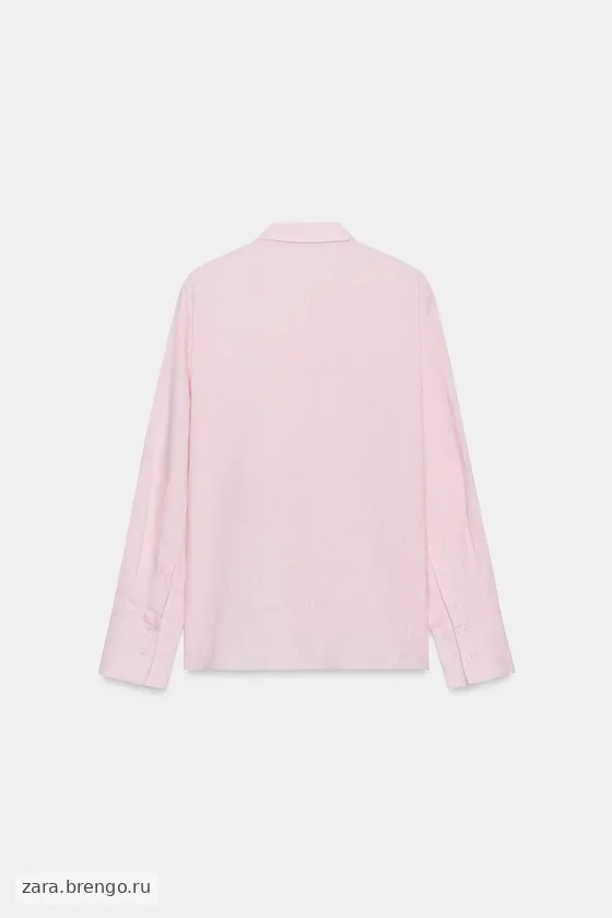 РУБАШКА ИЗ 100% ЛЬНА — коллекция Zara «ZW»