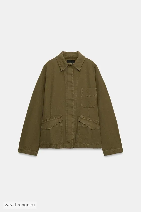 КУРТКА С КАРМАНАМИ — коллекция Zara «ZW»