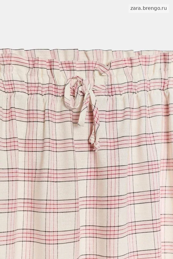 ЮБКА МИДИ В КЛЕТКУ — коллекция Zara «ZW»