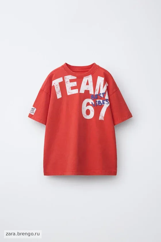 ФУТБОЛКА С ПРИНТОМ «TEAM SIX SEVEN»